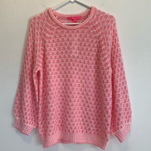 Lilly Pulitzer Corabelle Pink Sweater Large